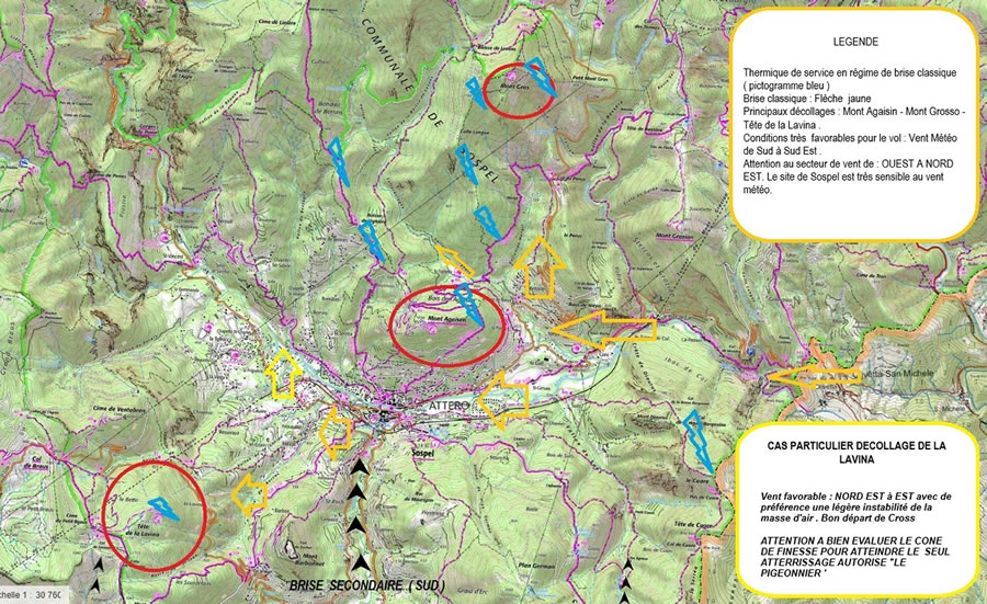 Description of the Sospel flight site